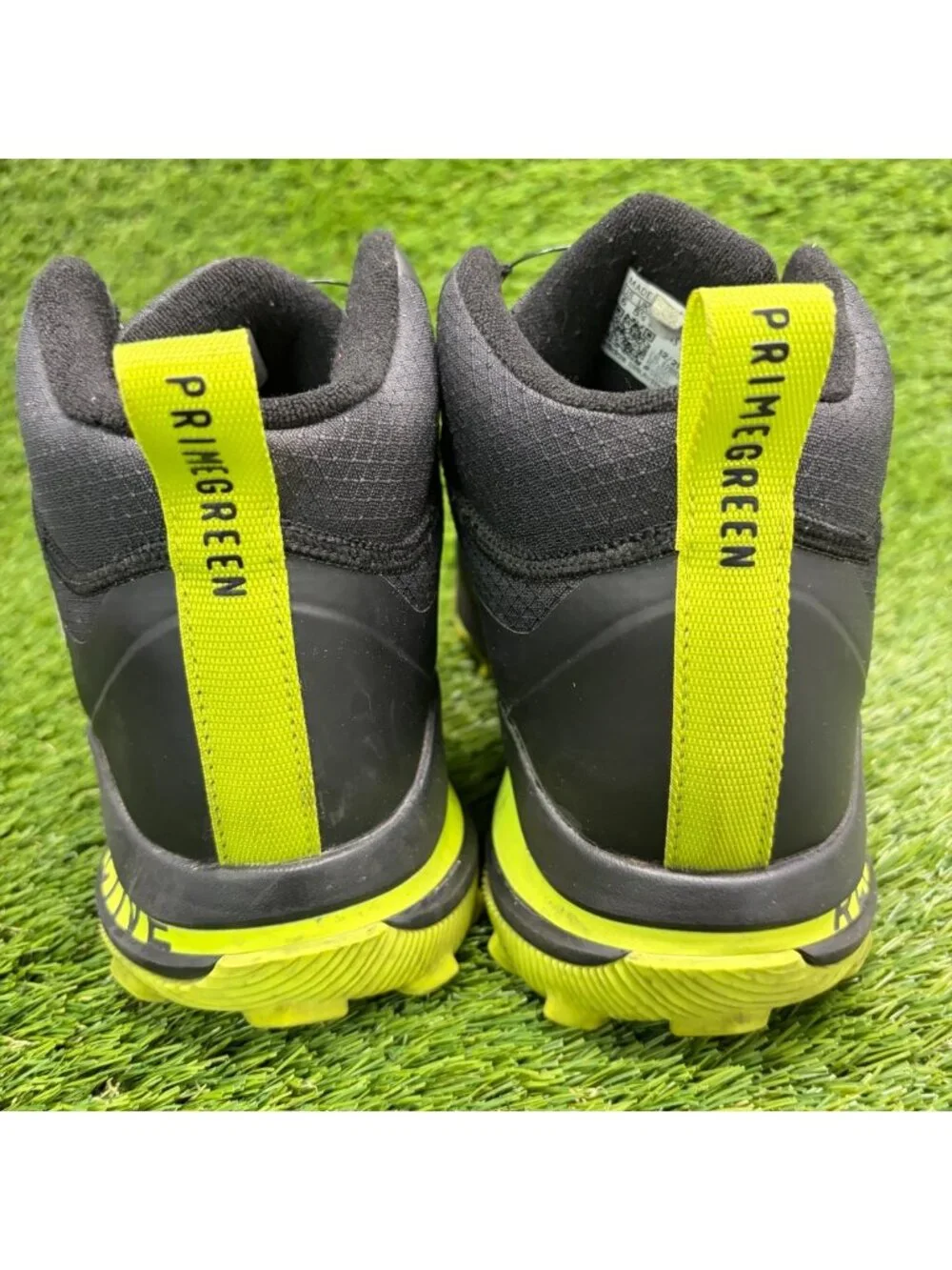 Adidas FortaRun BOA ATR Boys Size 6Y Black Green Athletic Outdoor Boots Shoes